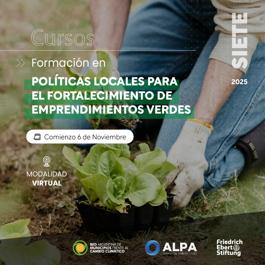 [Formación]: Políticas locales para el fortalecimiento de emprendimientos verdes