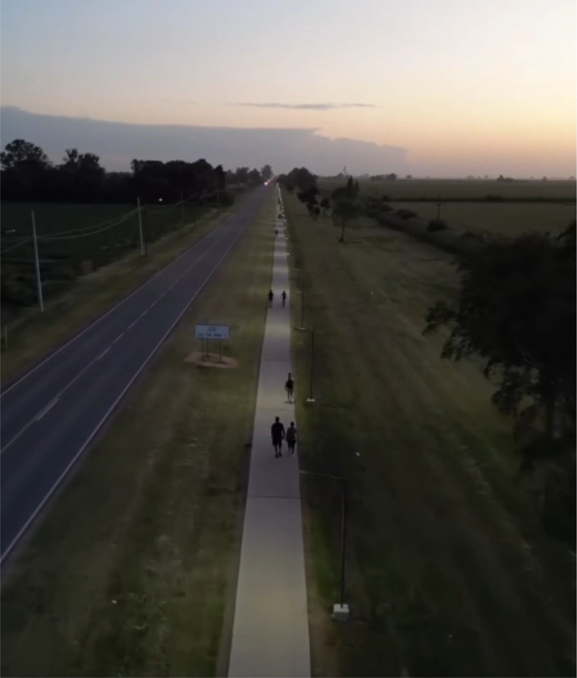 Nueva Iluminación de ciclovía