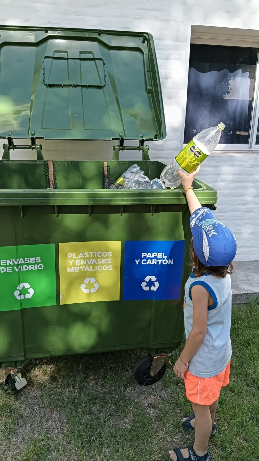 Separación de residuos en el Camping Municipal